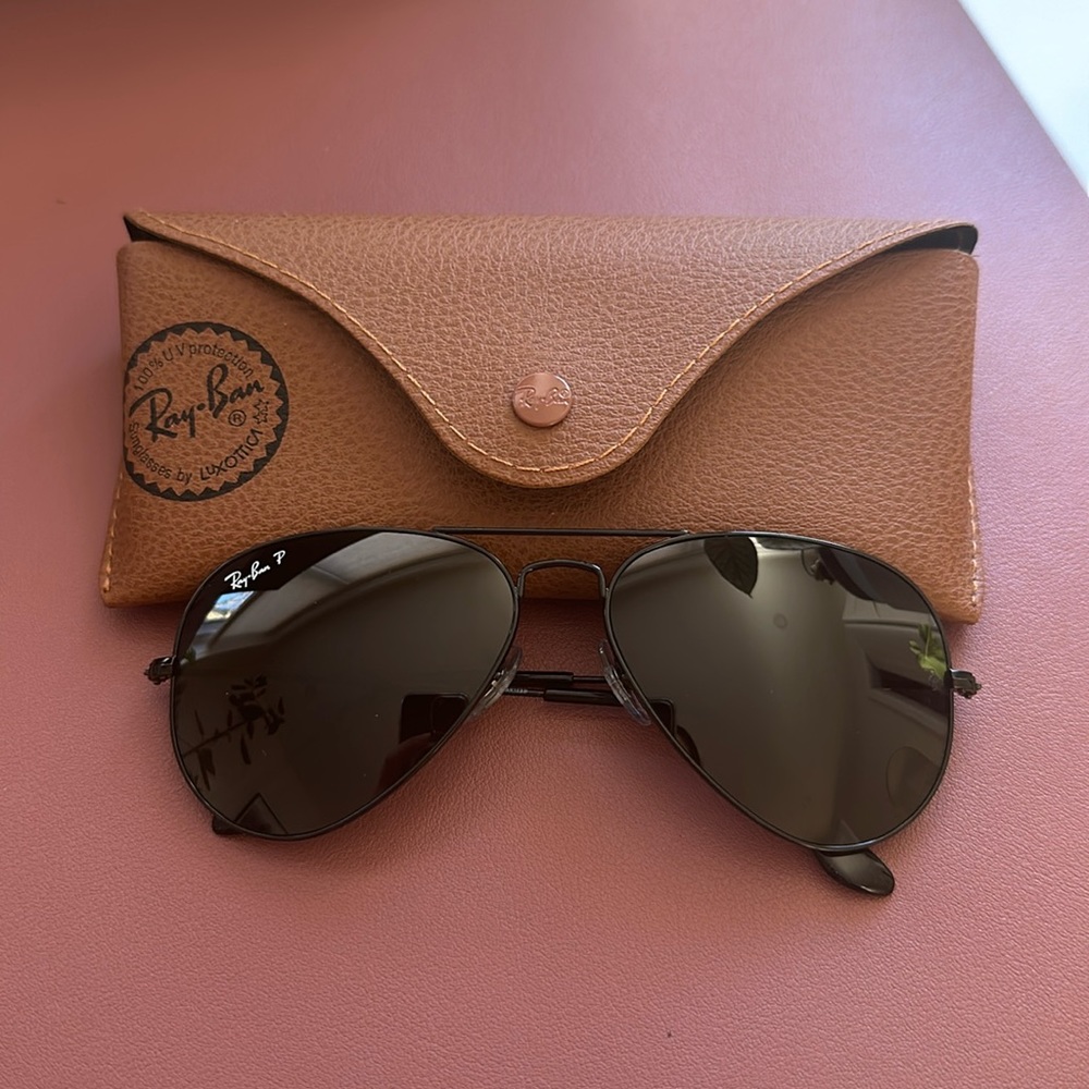Ray Ban Aviator Total Black Sunglasses